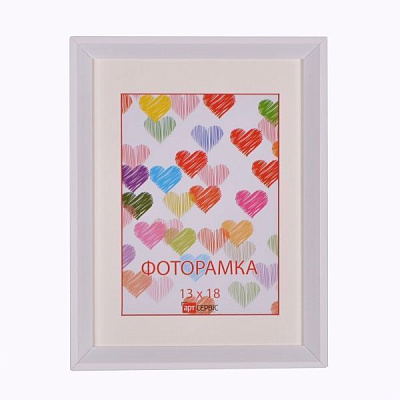 Рамка для фото ЭА-01426 13х18/18х24 см белый 