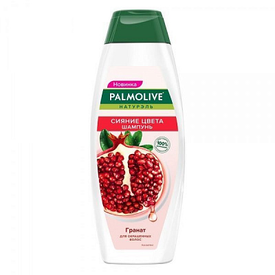Шампунь Palmolive Натурэль «Сияние цвета» гранат 380 мл