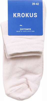 Носки мужские Krokus средние (11 см) р. 42-45 бежевый 1 пар 113005/1 