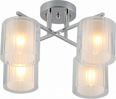 Люстра стельова Sensio Solar 4x40 Вт E27 хром/білий ALG-07266/4