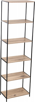 Этажерка Центр Меблів Конго 1800х500х300 мм натуральный/черный