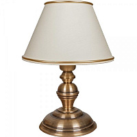Настільна лампа Фабрика Світла Промінь 1x60 Вт E27 латунь ННБ 210-1х60-114 