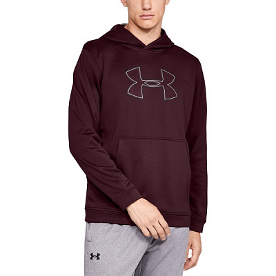 Джемпер Under Armour PERFORMANCE FLEECE GRAPHIC HOODY 1329743-600 р. XL бордовий