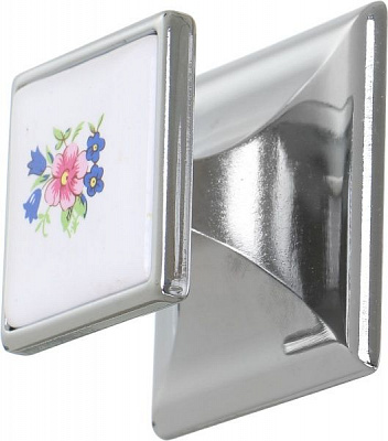 Мебельная ручка K-302 G2/01 W 13 мм хром DC DC