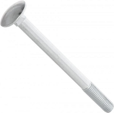 Болт мебельный метрический DIN 603 12x140 мм вес клас прочности 4,6 Expert Fix