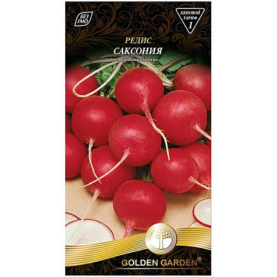 Семена Golden Garden редис Саксония 3г