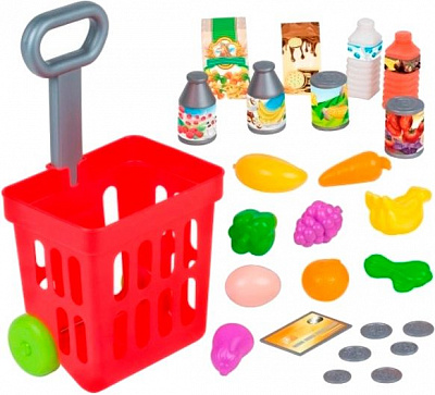 Ігровий набір Bebelino візок з продуктами 58148