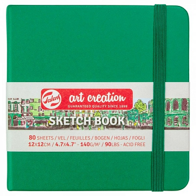 Блокнот для графики Rosa Talent Forest Green 12x12 см 9314334M 