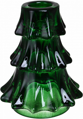 Свічник X-mas tree 9х11 см зелений CY770063-M Sensio