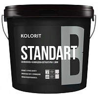 Декоративная штукатурка барашек Kolorit Standart B 1,5 мм 15 кг белый