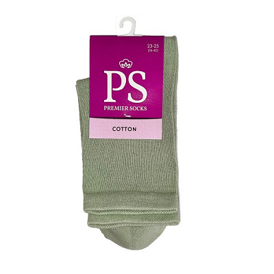 Носки Premier Socks элит классические р. 23-25 оливковый 