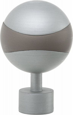 Наконечник Gardinia Kira Орбит d19 мм серебряный 2 шт. 