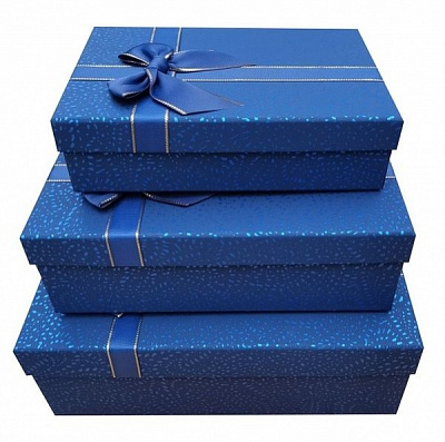 Коробка подарункова UFO m1340-0506 29x21x9 см BLUE
