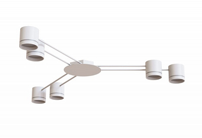 Люстра потолочная Hopfen STARK CL-6-133 6xGX53 WH 6xGX53 белый 