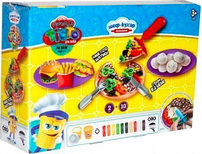 Тісто для ліплення Danko Toys Master Do Шеф-кухар Піца (укр.) TMD-10-01U