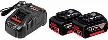 Зарядное устройство Bosch Professional GAL 1880 CV + 2 x GBA 18 В 5,0 А•ч M-C 1600A00B8J