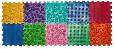 Массажный коврик Ортек Микс Пазлы 10 элементов 09428