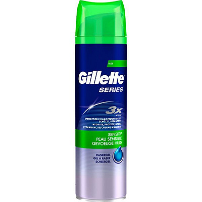 Гель для бритья Gillette Series Sensitive Skin для чувствительной кожи 200 мл