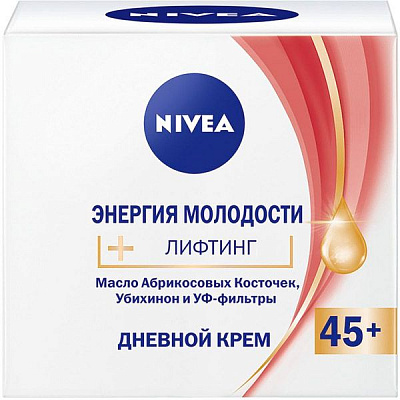 Крем дневной Nivea Энергия молодости 45+ 50 мл