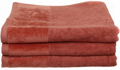 Полотенце Валенсия 70x130 см коралловый Homeline 