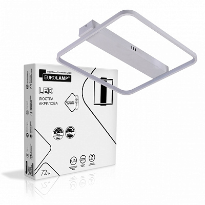 Люстра світлодіодна Eurolamp 72 Вт LED-модуль білий LED-LS-72-A43(white)