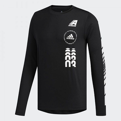 Футболка Adidas MOTO LS TEE DZ7365 XL чорний