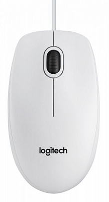 Миша Logitech B100 White (910-003360) white
