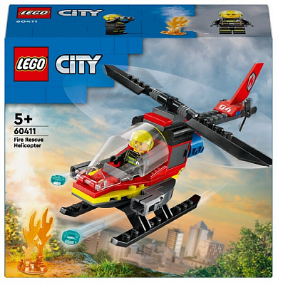 Конструктор LEGO City Пожарный спасательный вертолет 60411