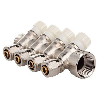 Коллектор с регулирующими вентилями FADO S.r.l с фитингом 3/4