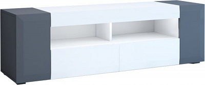 Тумба під ТВ Hampton 140 1400x420x500 білий/антрацит