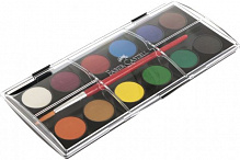 Фарби акварельні 12 кольорів сухі 125011 Faber-Castell