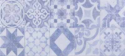 Плитка InterCerama Copper білий декофон 23*50 /244 061-1 23x50