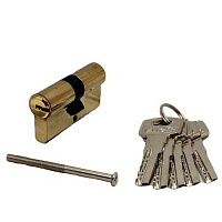 Цилиндр Vanger YM-70-G 35x35 ключ-ключ 70 мм золотой