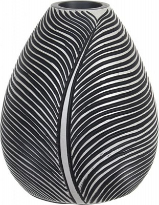 Ваза Дарк 17.5х17.5х20.5 см серая