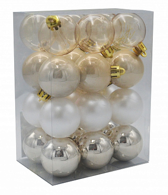 Набор елочных шаров SYQA-012251 d 40 мм 24 шт./уп.