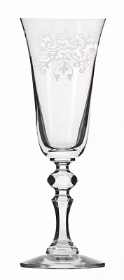 Набір бокалів для шампанського Krosno KRISTA DECO 150 мл 6 шт.