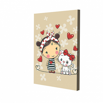 Набор для росписи по номерам Riviera Blanca Манюня 40x28 см RB-1038