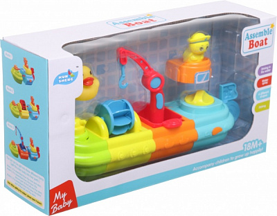 Ігровий набір для ванної Hang Wing Кораблик-конструктор HW19048741