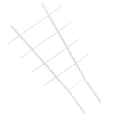 Лесенка пластиковая для цветов 40 белая