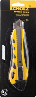 Нож канцелярский SCHOLZ SOZ с автофиксацией 18 мм 