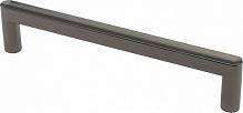 Мебельная ручка накладная DC DL 42/256 G22 256 мм серебро/ черный