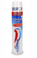 Зубна паста Aquafresh Освіжувальна м'ятна (помпа) 100 мл