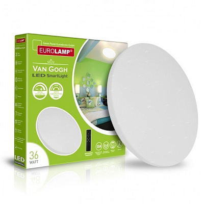 Светильник светодиодный Eurolamp Smart Light Van Gogh с пультом ДУ 36 Вт белый 3000-6500 К LED-SL-36W-N17(deco) 