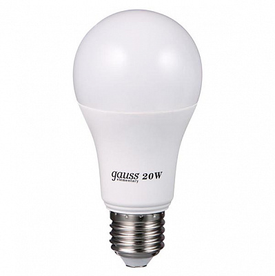 Лампа LED Gauss Elementary A60 20 Вт E27 6500K
