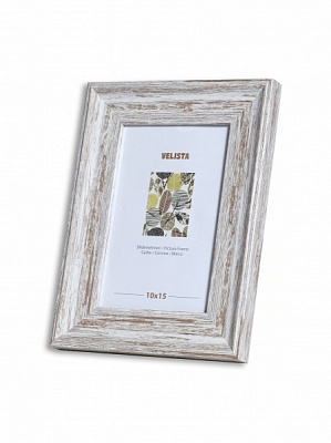 Рамка для фото Velista 32V-XY053-1v 1 фото 21х30 см бежевий із сірим