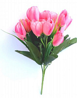 Букет из тюльпанов декоративных искусственных 7340 Цветы от королевы