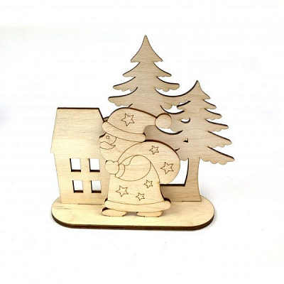 Набор для декорирования из фанеры Дед Мороз Аплі-Краплі