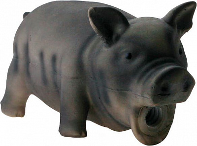 Іграшка для собак Lilli Pet ПОРОСЯ, сіре, зі звуком