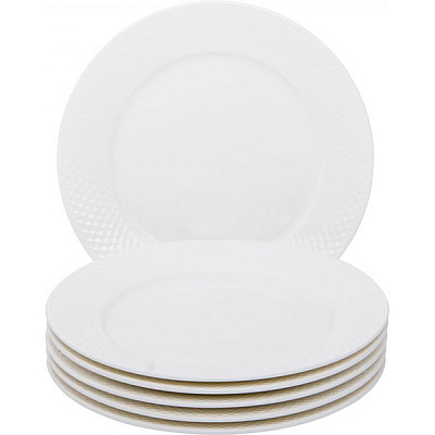 Набір тарілок обідніх Julia Vysotskaya 25,5 см 6 шт. Wilmax