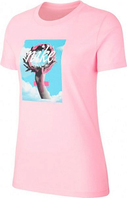 Футболка Nike W NSW TEE FEM CREW AR5358-663 XS розовый